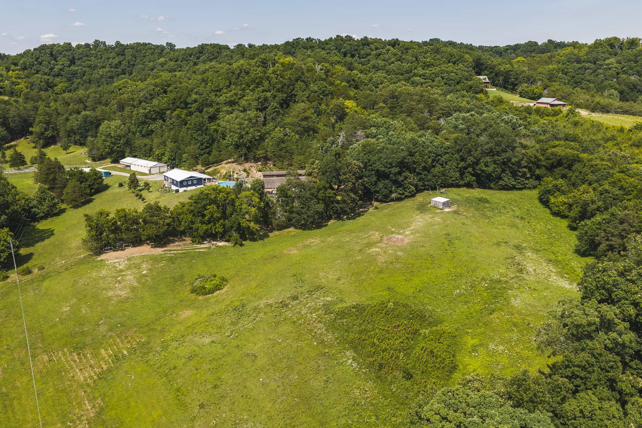Two Homes, a 12-Stall Horse Barn & 34± Acres at the Foot of the Smokies — Move-In Ready in Cocke County