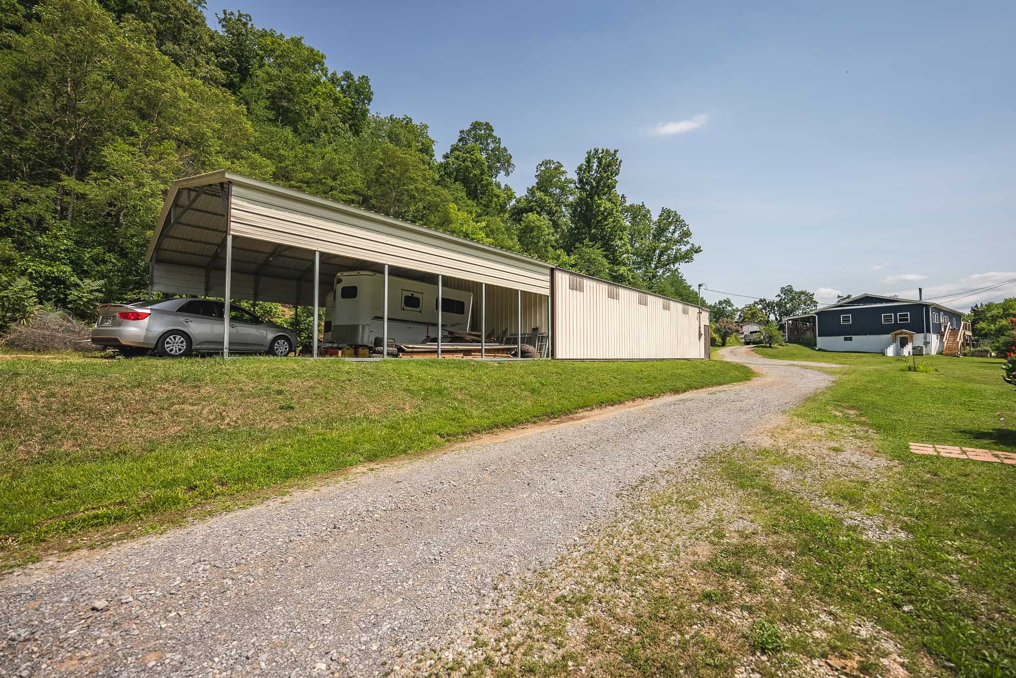 Two Homes, a 12-Stall Horse Barn & 34± Acres at the Foot of the Smokies — Move-In Ready in Cocke County