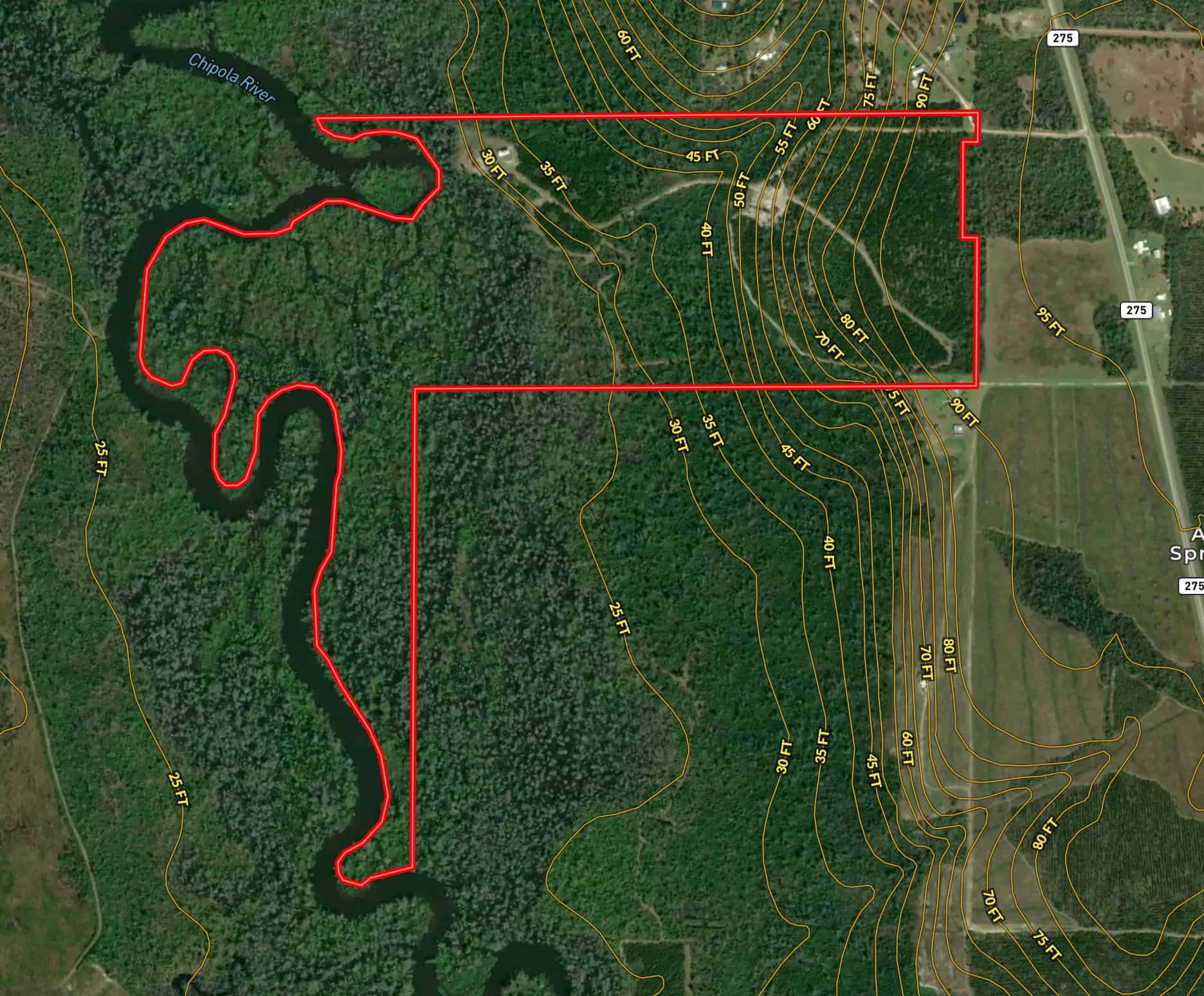 130 Acres on the Chipola River | Hunting, Fishing & Recreation