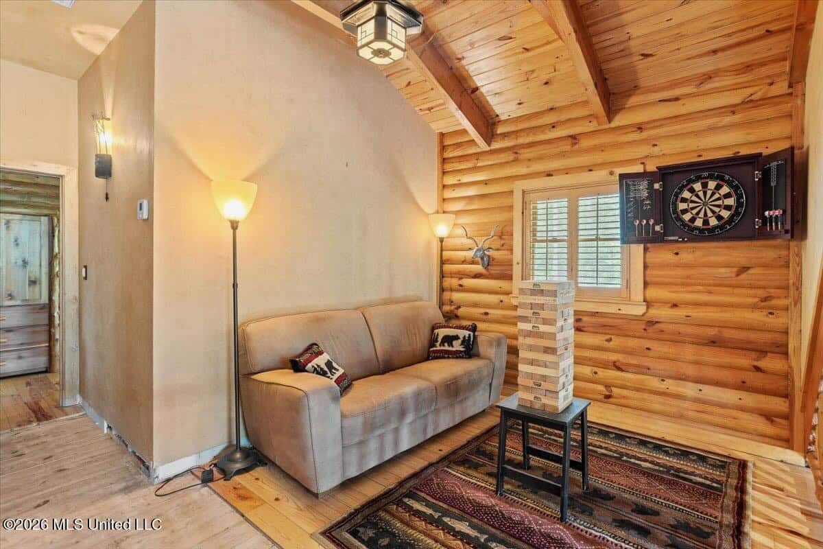 Log Cabin on 25 Acres with Ponds in Southwest MS