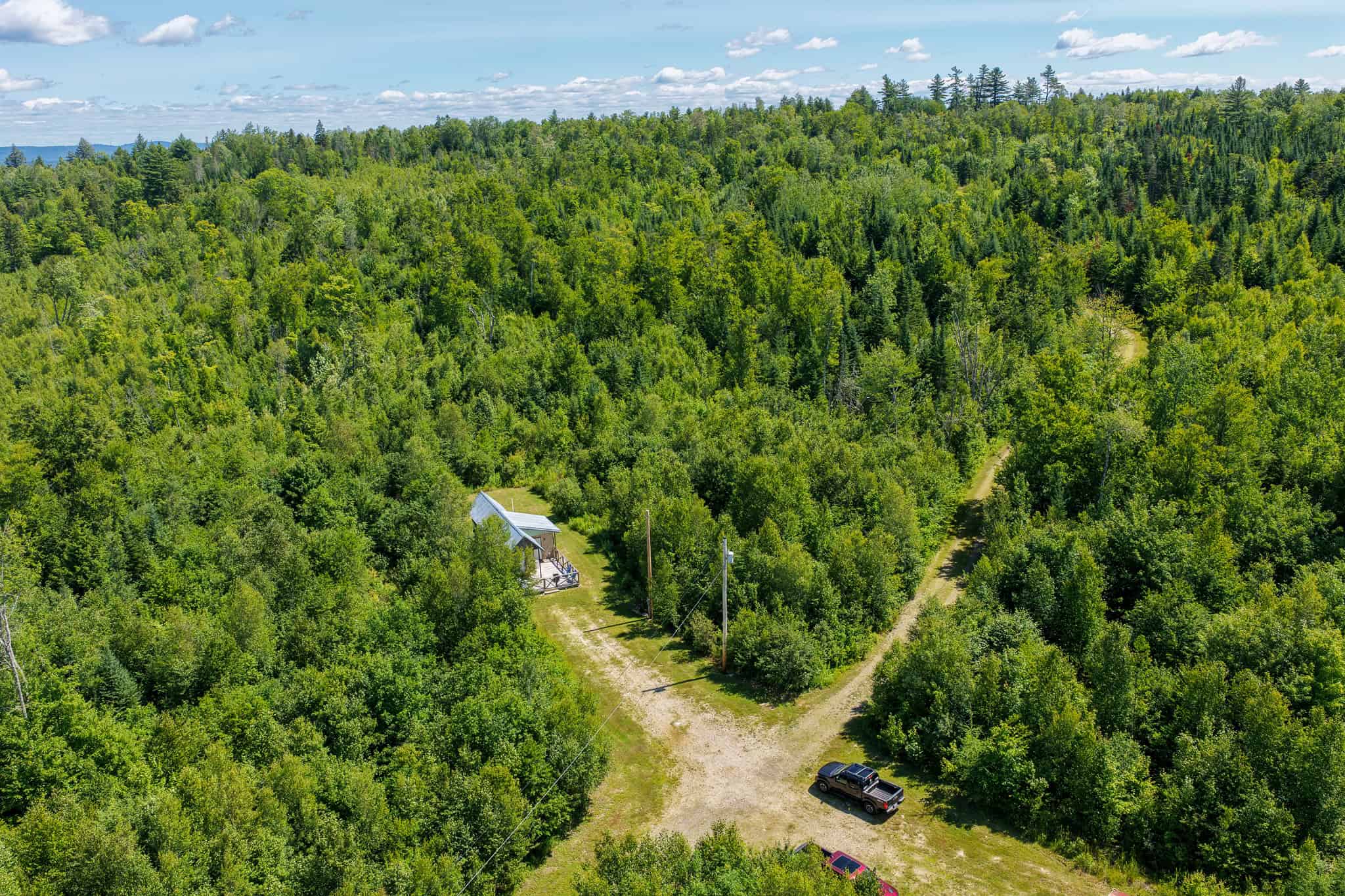 Your Maine Escape – 67 Acres with Cabin, Power, & ATV Access
