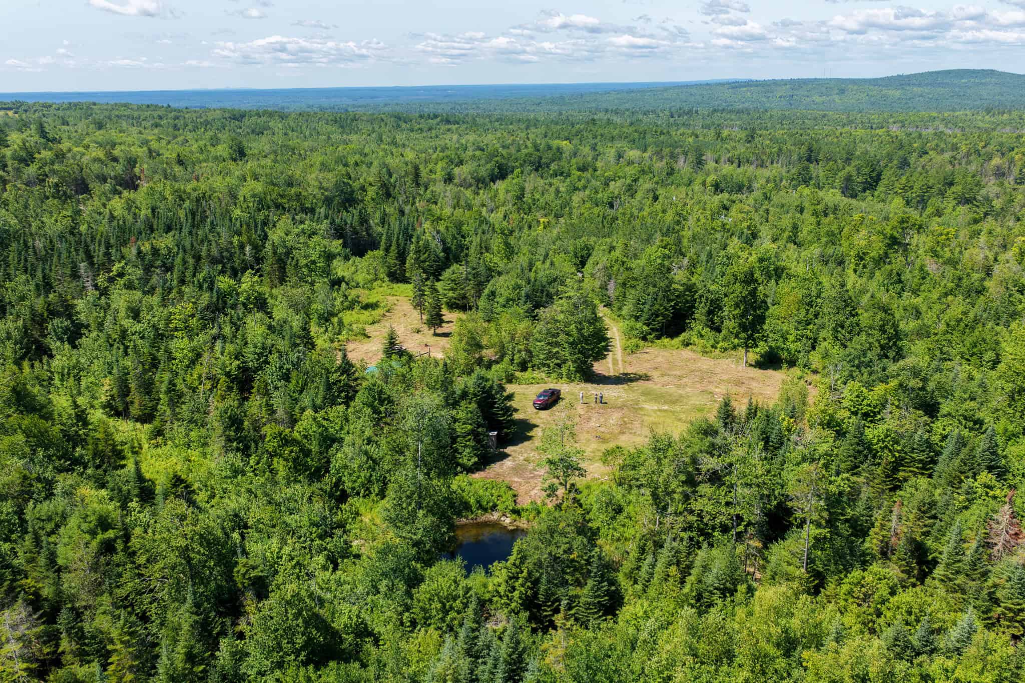 Your Maine Escape – 67 Acres with Cabin, Power, & ATV Access