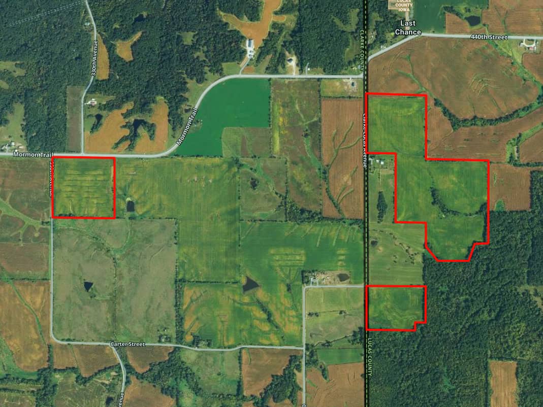 Exceptional ±38-acre farm in Clarke County near Woodburn, Iowa
