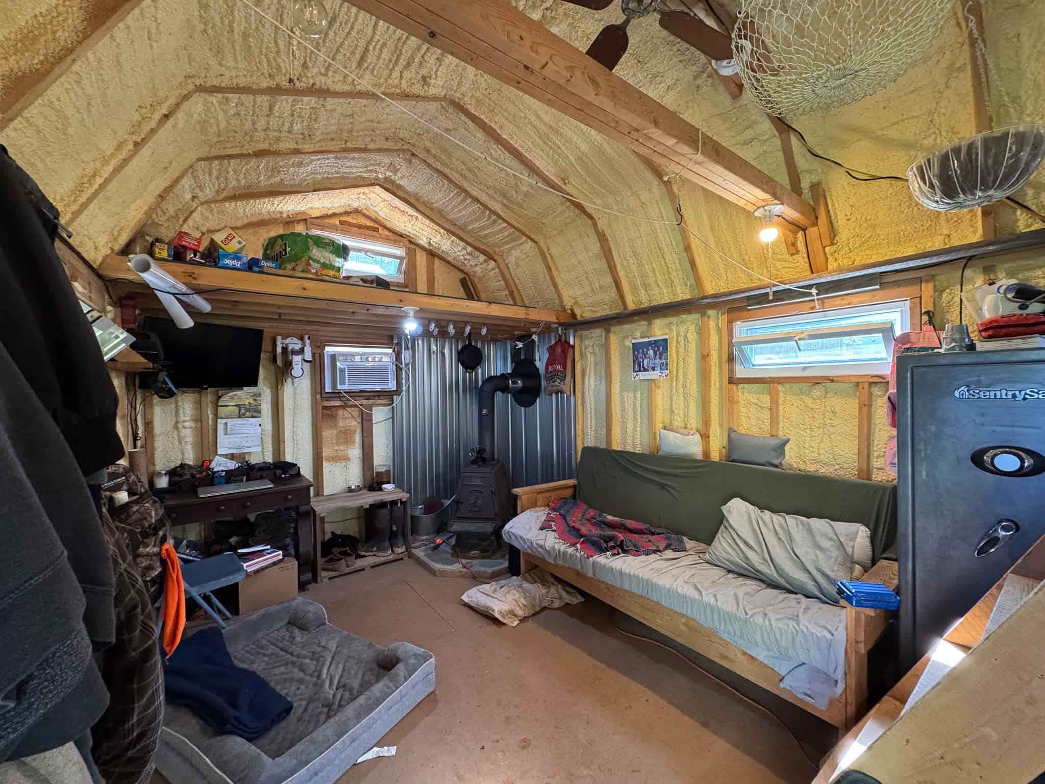 Escape to Maine: Off-Grid Solar Cabin on 45 Acres with Brook