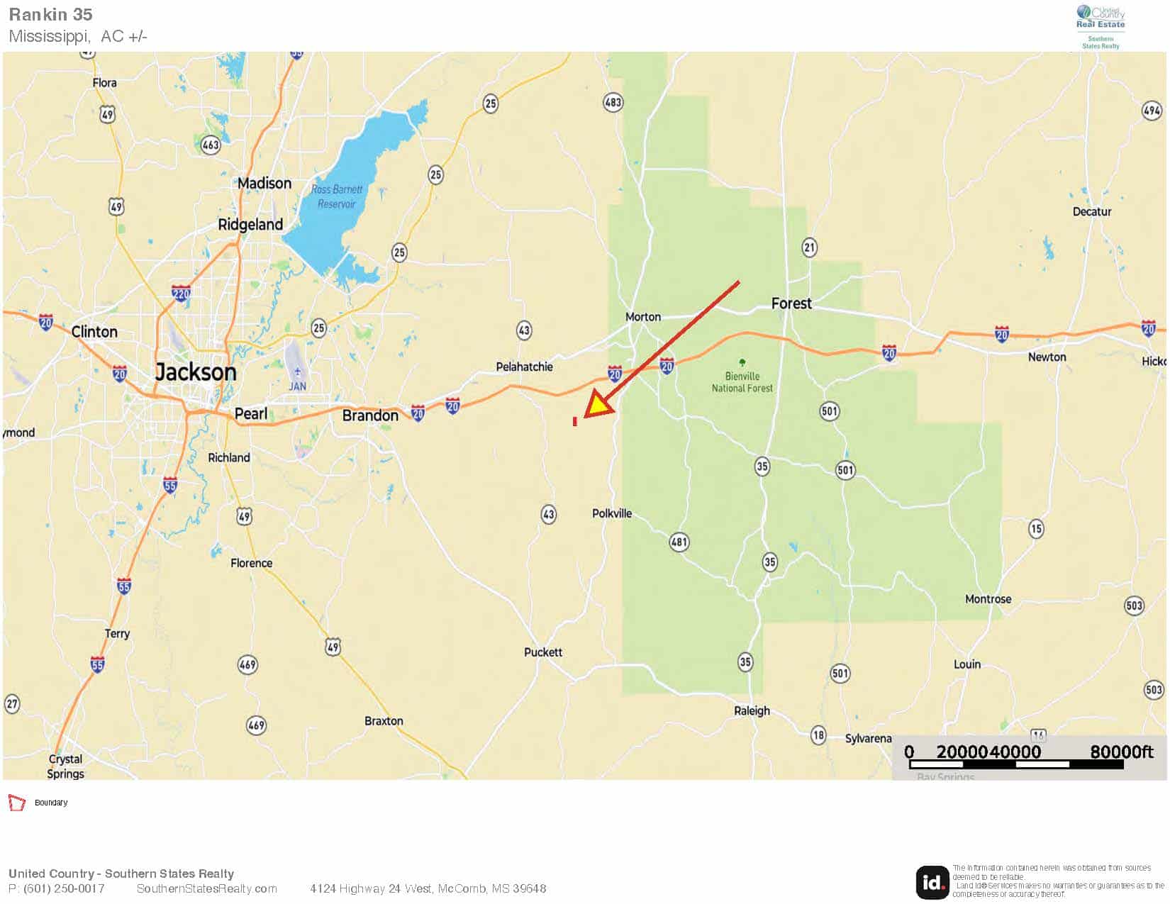 35 Acres for Sale in Pelahatchie, MS | Rankin County
