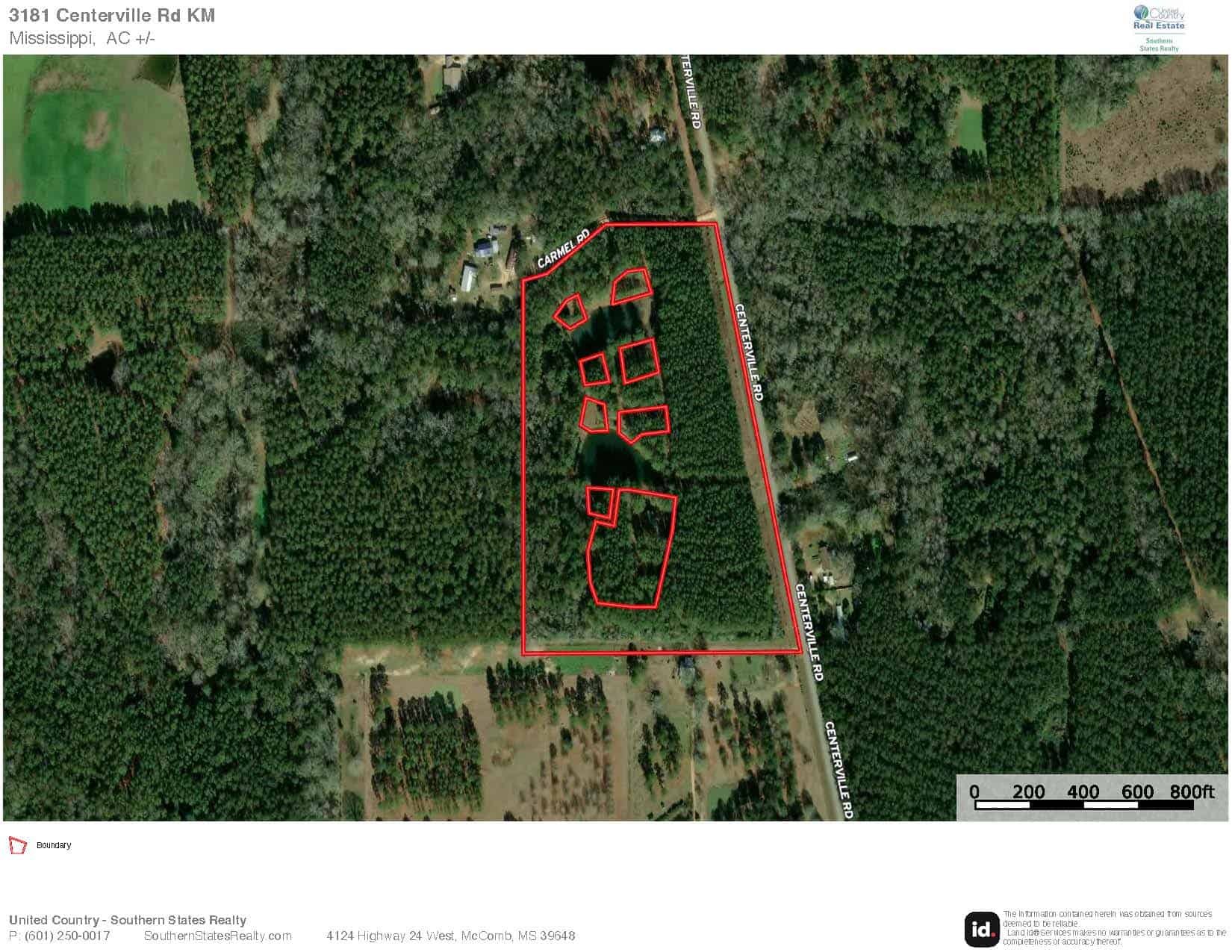 Log Cabin on 25 Acres with Ponds in Southwest MS