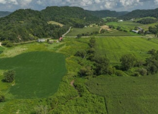 82.66 Acre Driftless Valley Farm with Trout Water Near Coon Valley, Wisconsin