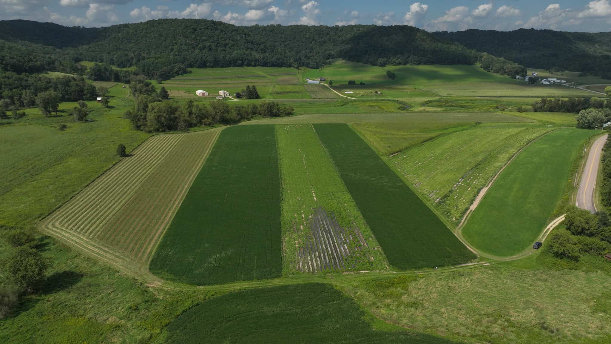 82.66 Acre Driftless Valley Farm with Trout Water Near Coon Valley, Wisconsin