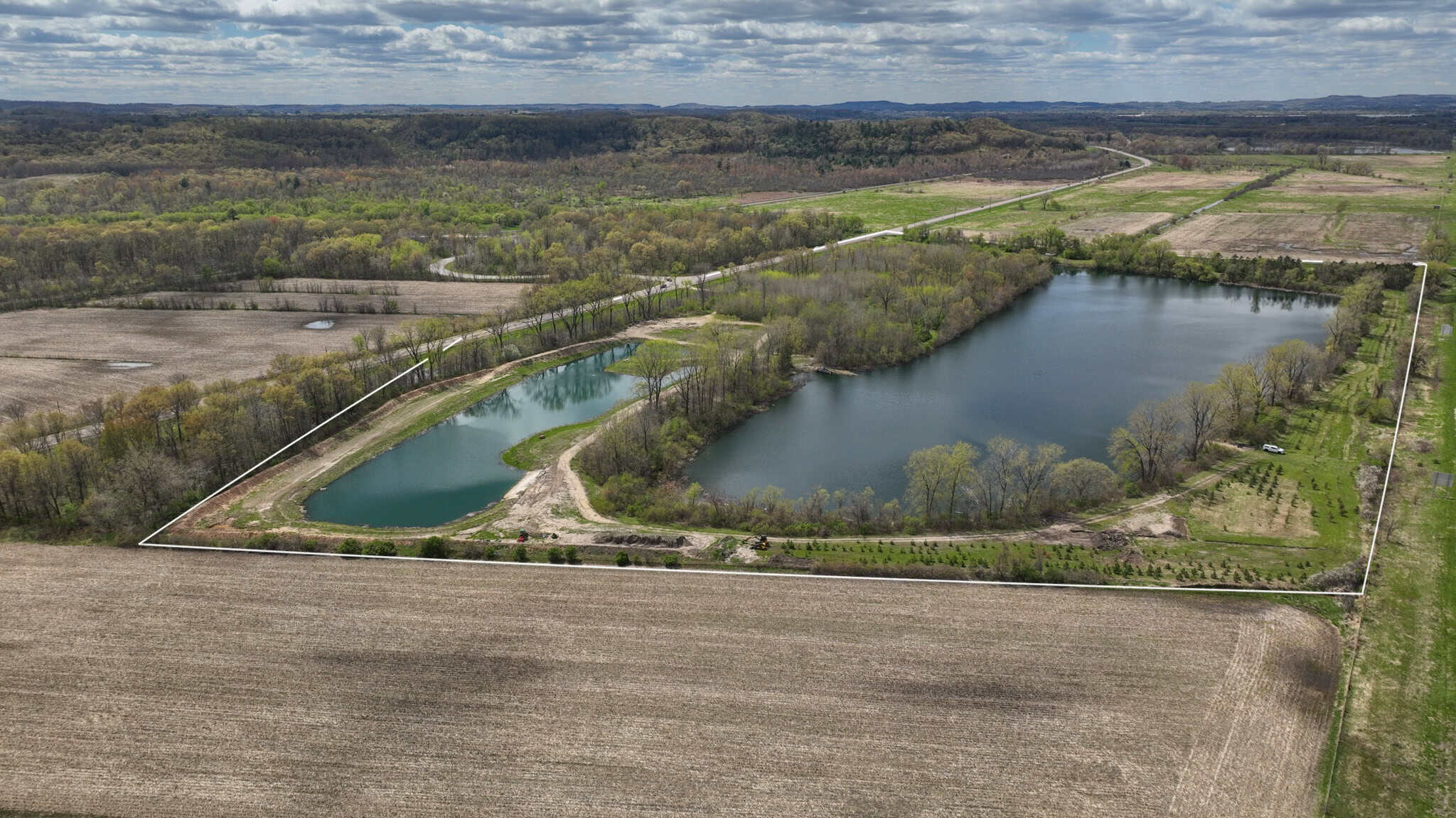 50-Acre Private Fishery & Recreational Estate | Tomah, Wisconsin