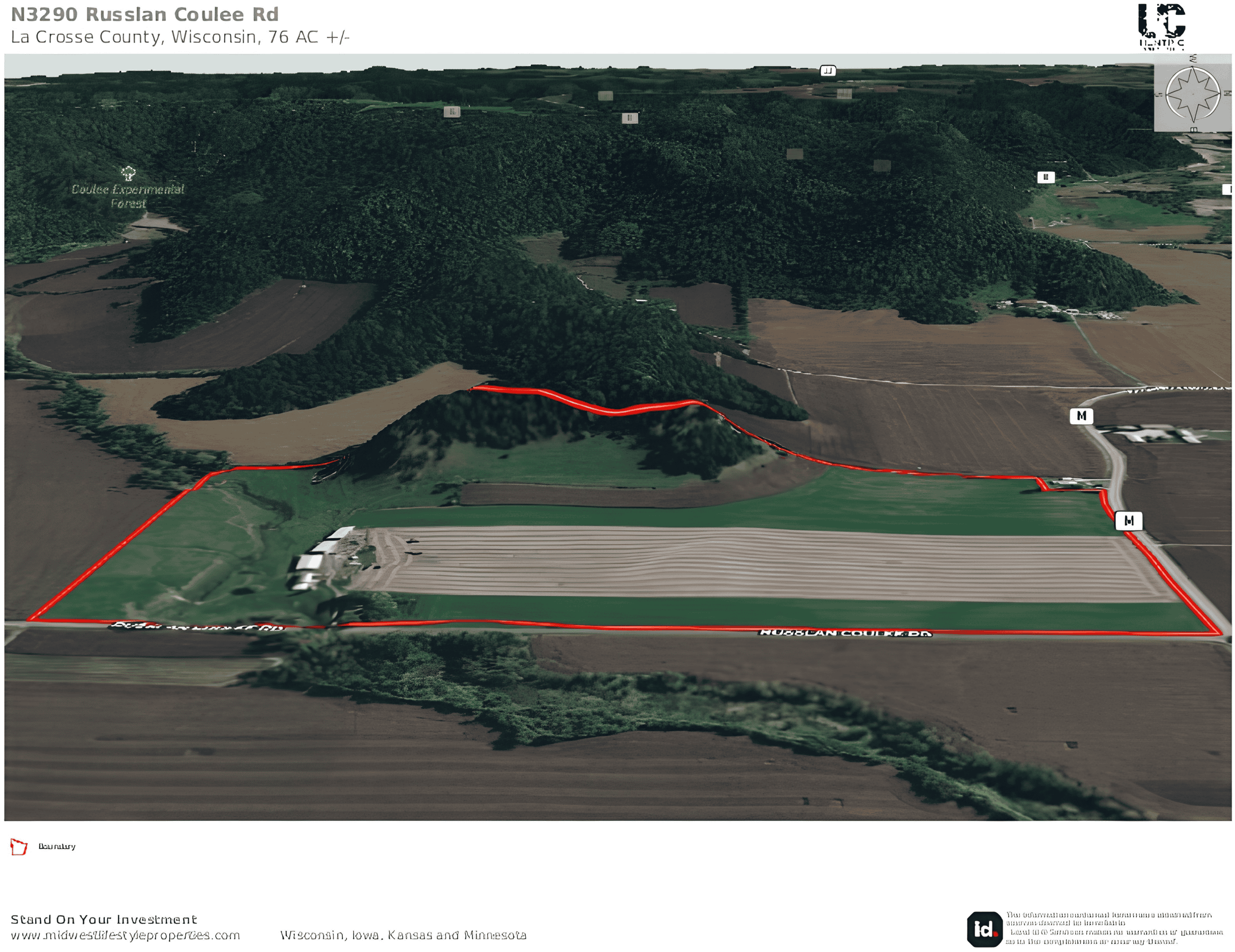 76-ACRE DRIFTLESS AREA FARM & COUNTRY ESTATE LA CROSSE COUNTY, WISCONSIN