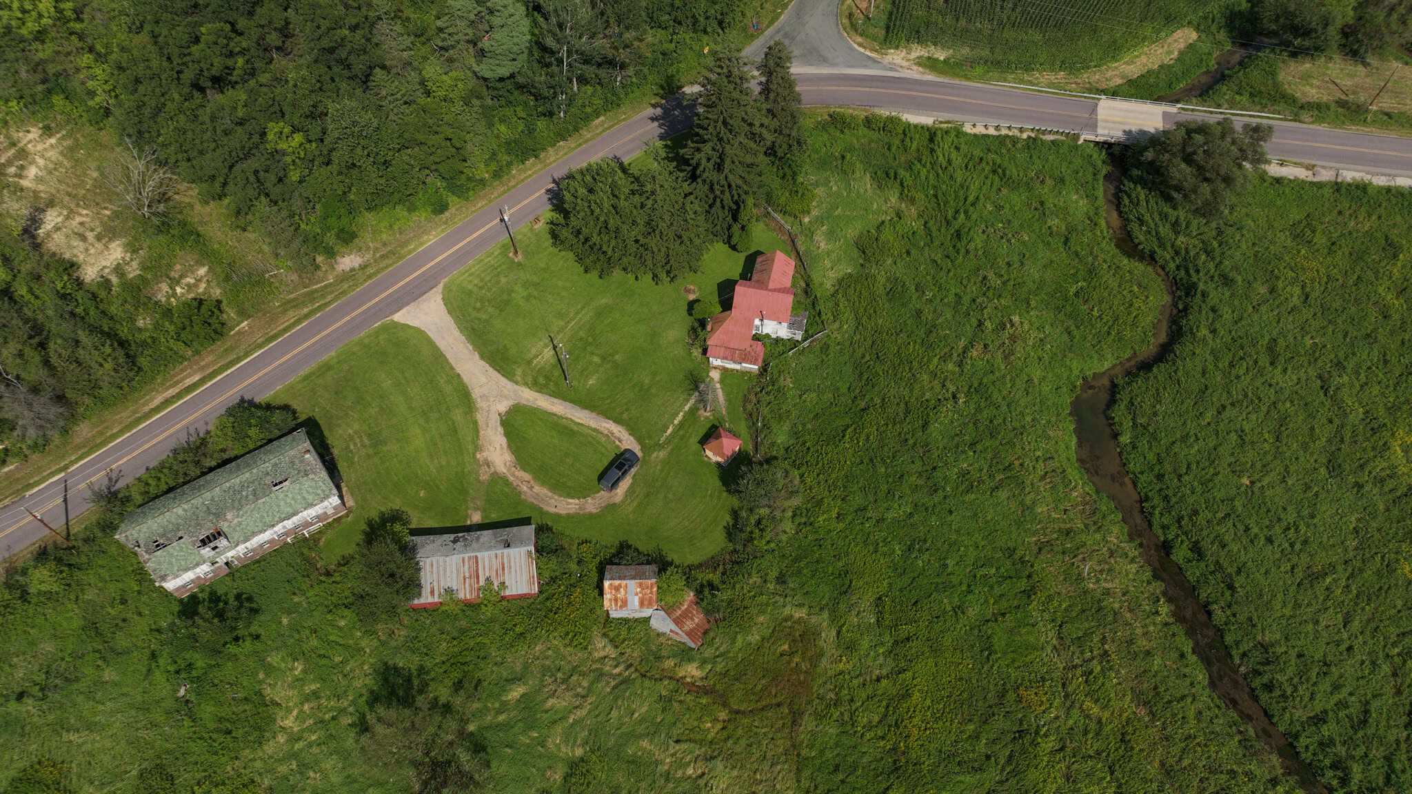 82.66 Acre Driftless Valley Farm with Trout Water Near Coon Valley, Wisconsin