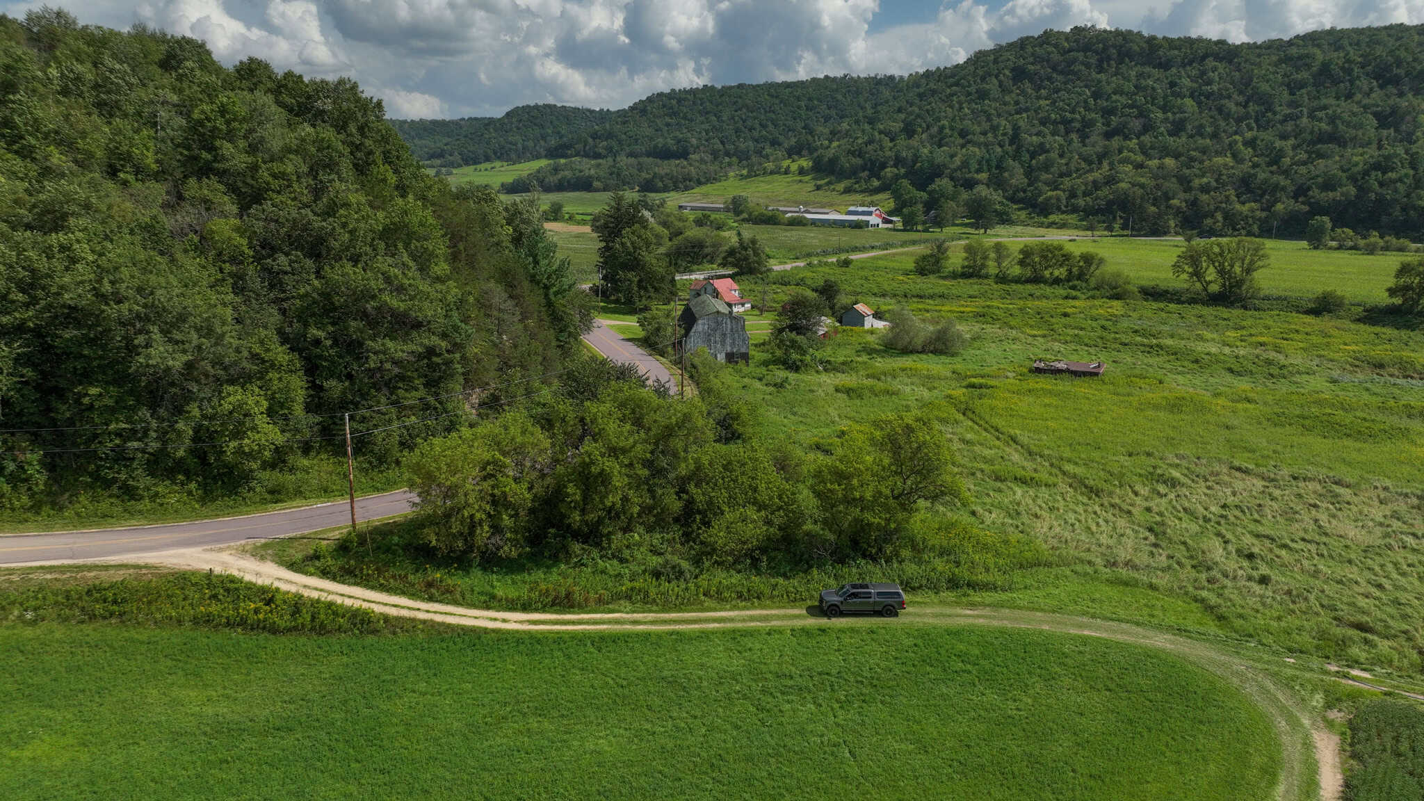 82.66 Acre Driftless Valley Farm with Trout Water Near Coon Valley, Wisconsin