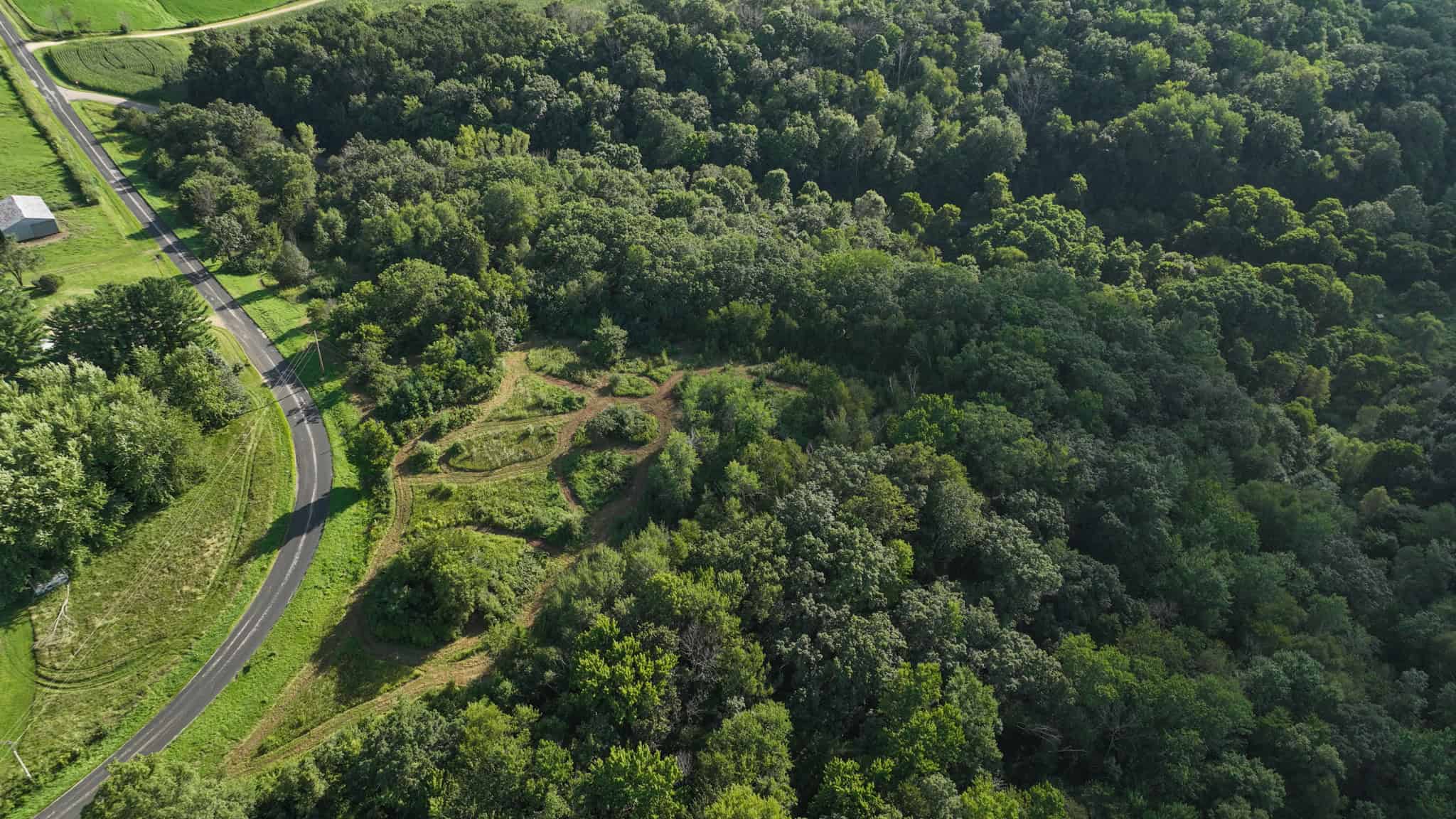 35-Acre Southwest Wisconsin Hunting Camp with Proven Whitetail History, Hardwood Ridges & Turnkey Game-Care Setup