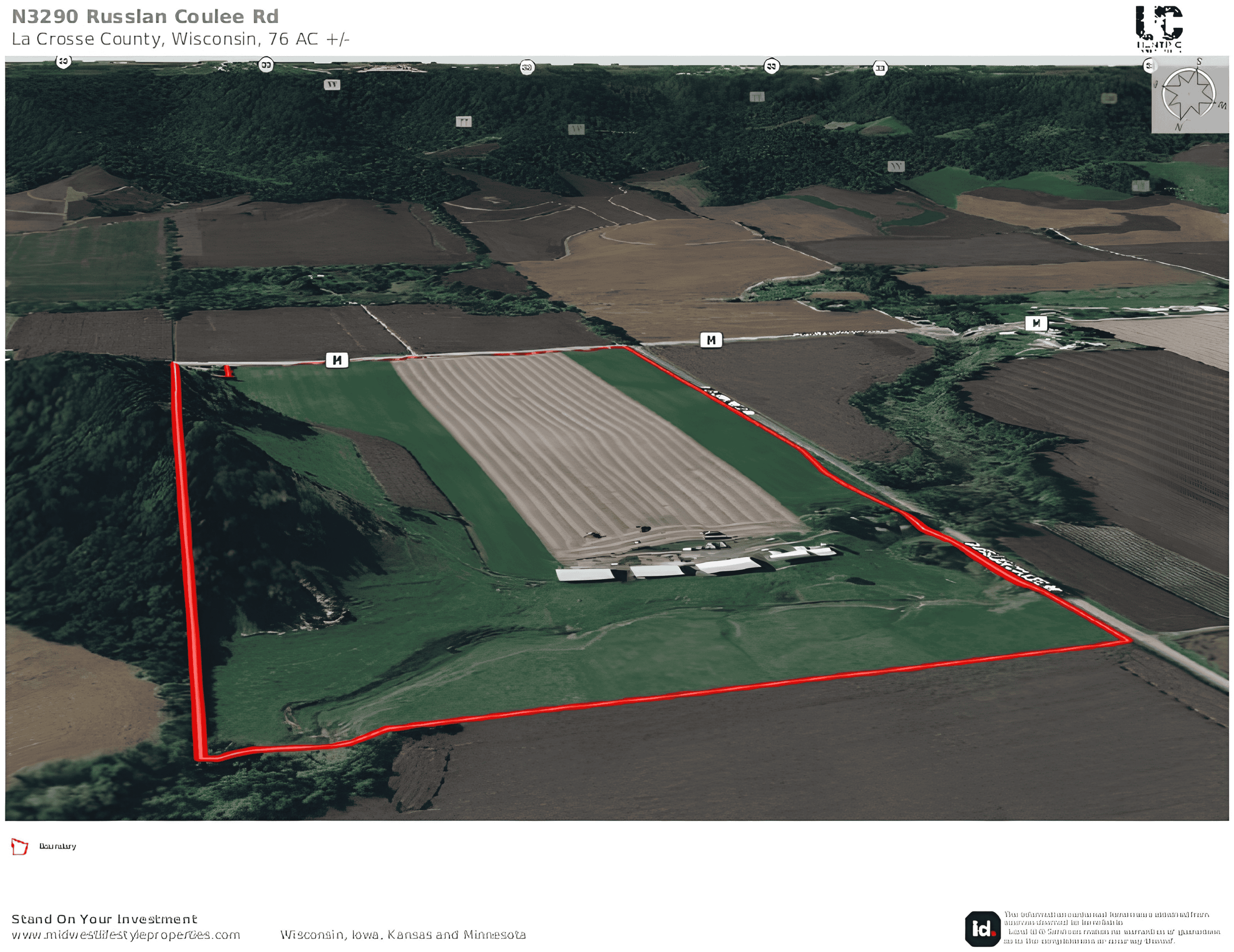 76-ACRE DRIFTLESS AREA FARM & COUNTRY ESTATE LA CROSSE COUNTY, WISCONSIN