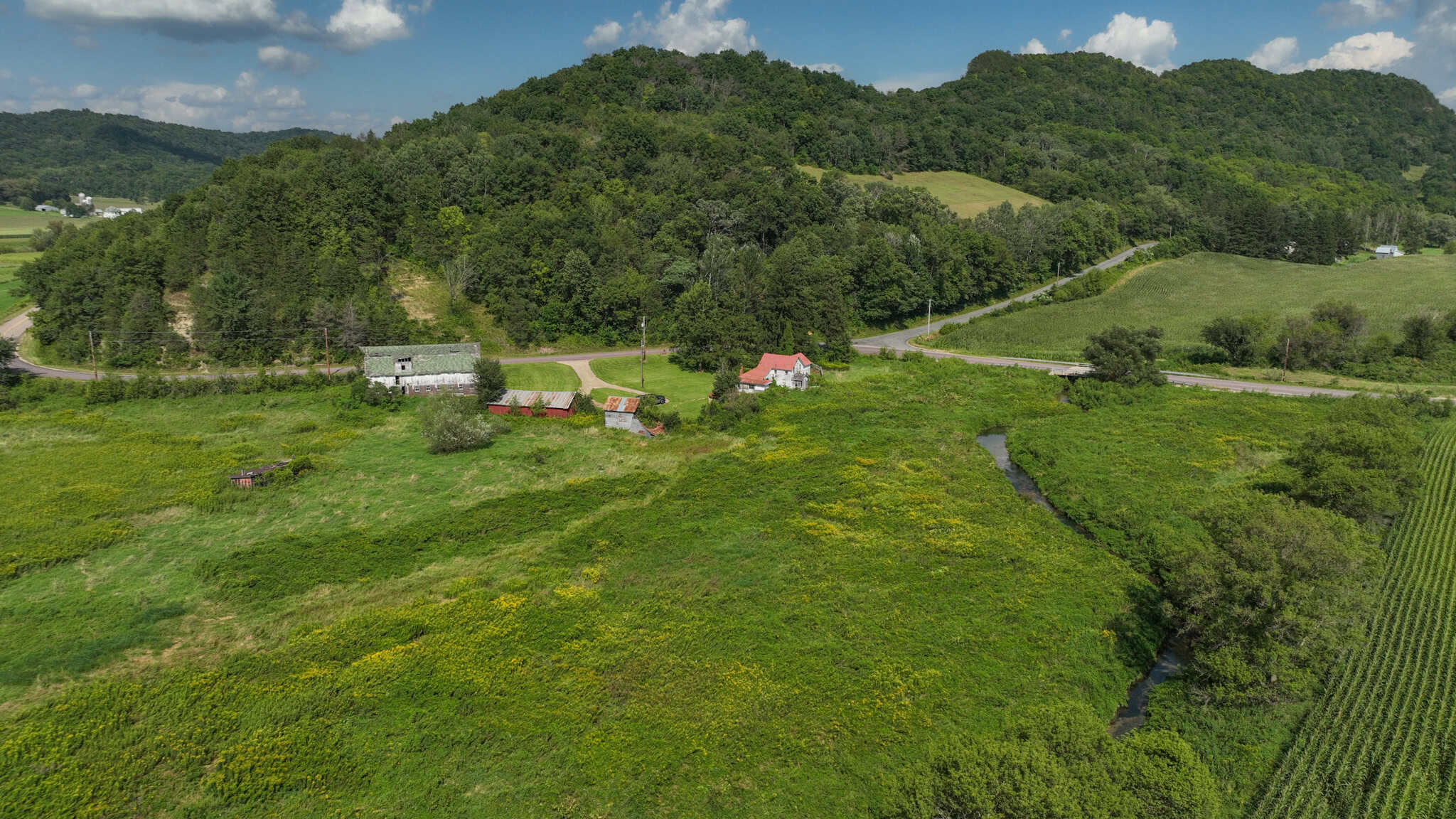 82.66 Acre Driftless Valley Farm with Trout Water Near Coon Valley, Wisconsin