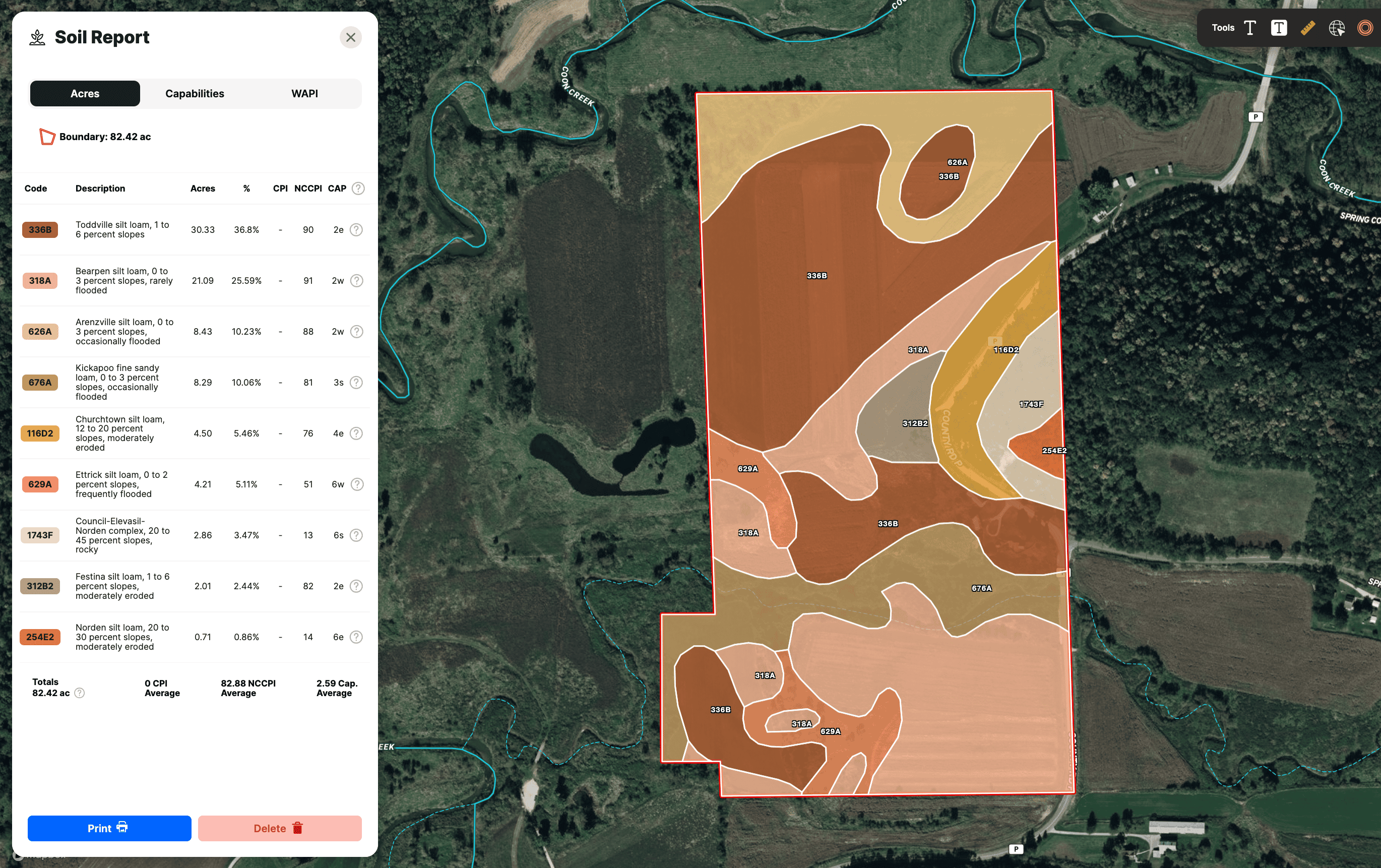 82.66 Acre Driftless Valley Farm with Trout Water Near Coon Valley, Wisconsin