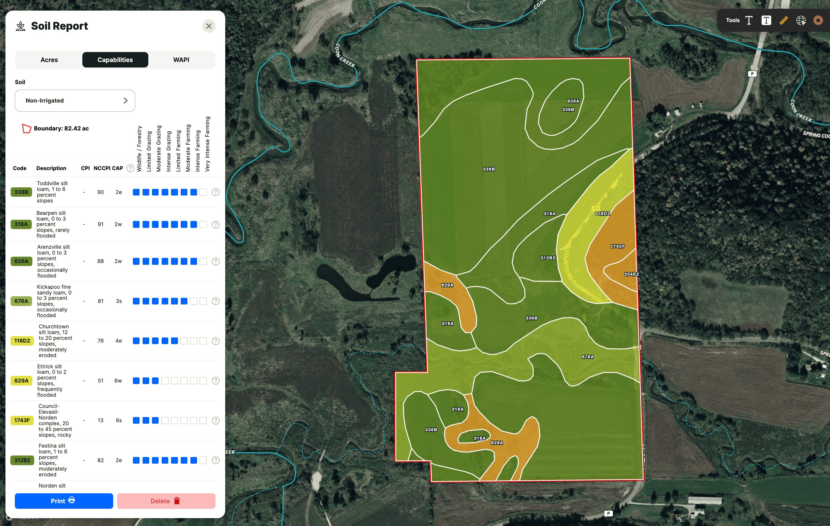 82.66 Acre Driftless Valley Farm with Trout Water Near Coon Valley, Wisconsin