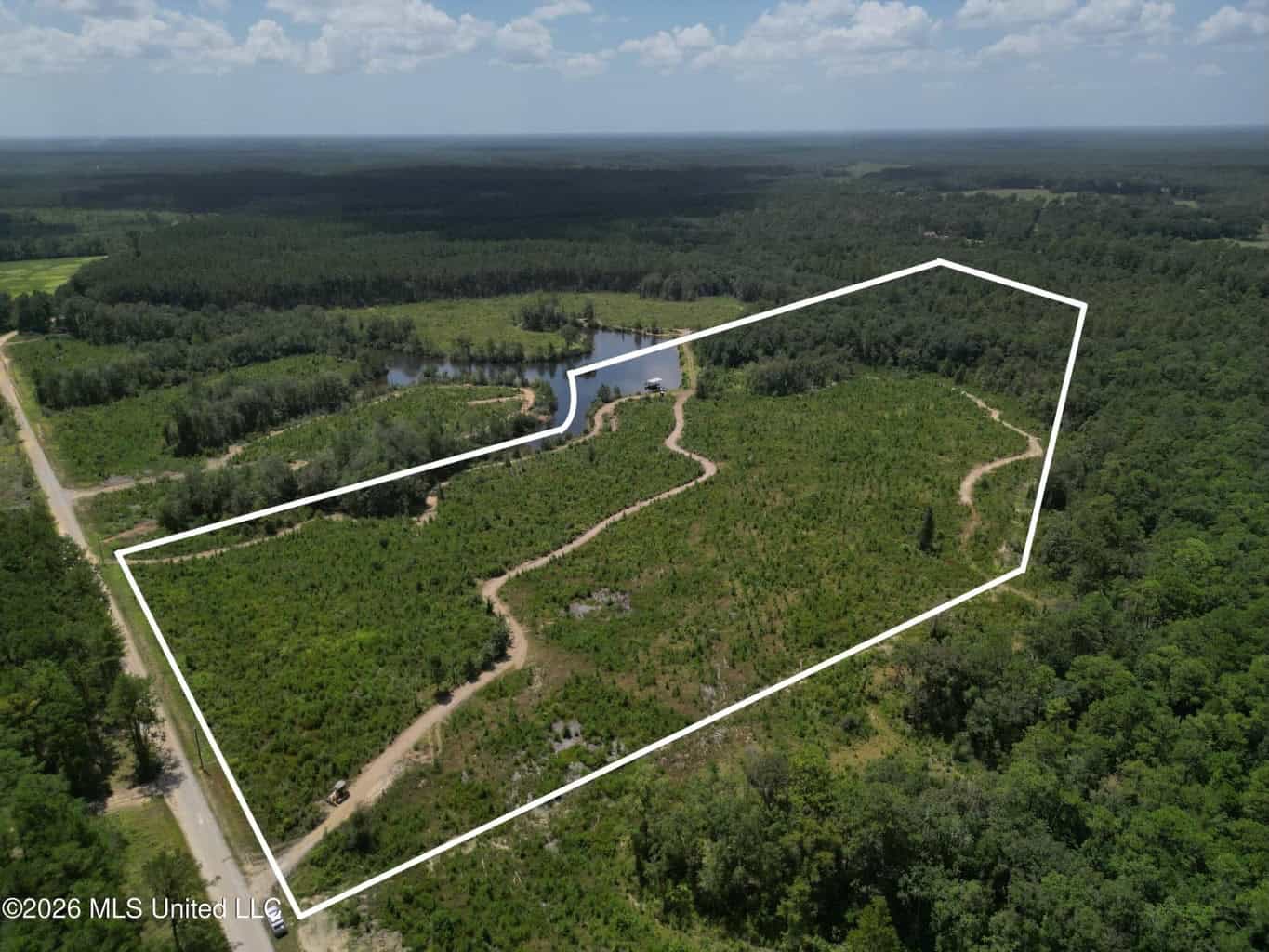 66 Acres Vancleave MS with Pond