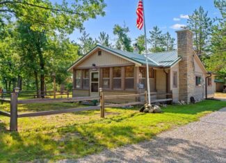 Canada Creek Ranch Home with Pole Barn & State Land Access In Atlanta MI