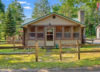 Canada Creek Ranch Home with Pole Barn & State Land Access In Atlanta MI