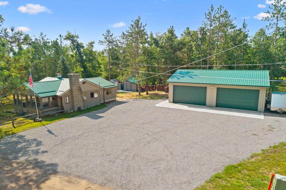 Canada Creek Ranch Home with Pole Barn & State Land Access In Atlanta MI