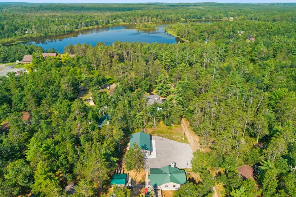Canada Creek Ranch Home with Pole Barn & State Land Access In Atlanta MI