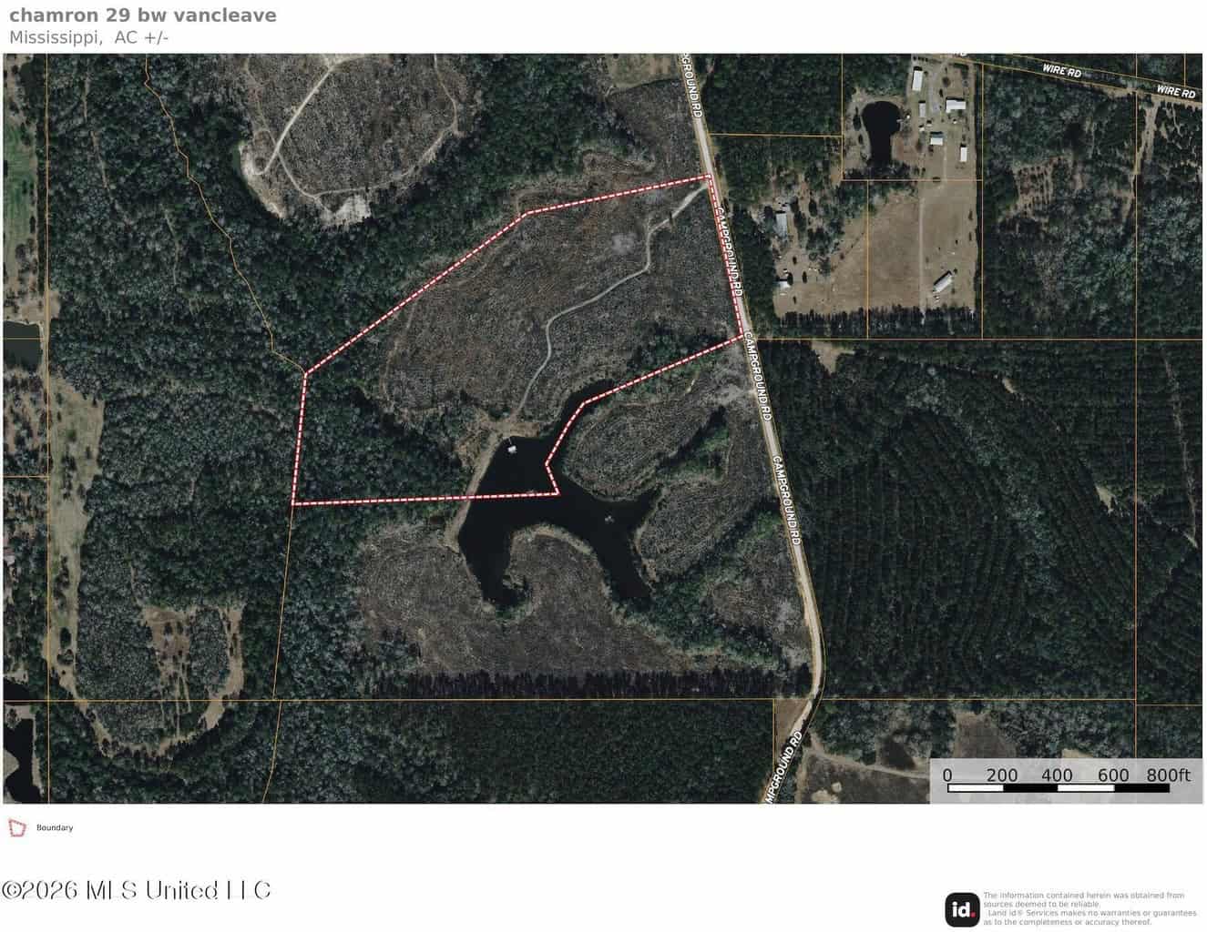 66 Acres Vancleave MS with Pond