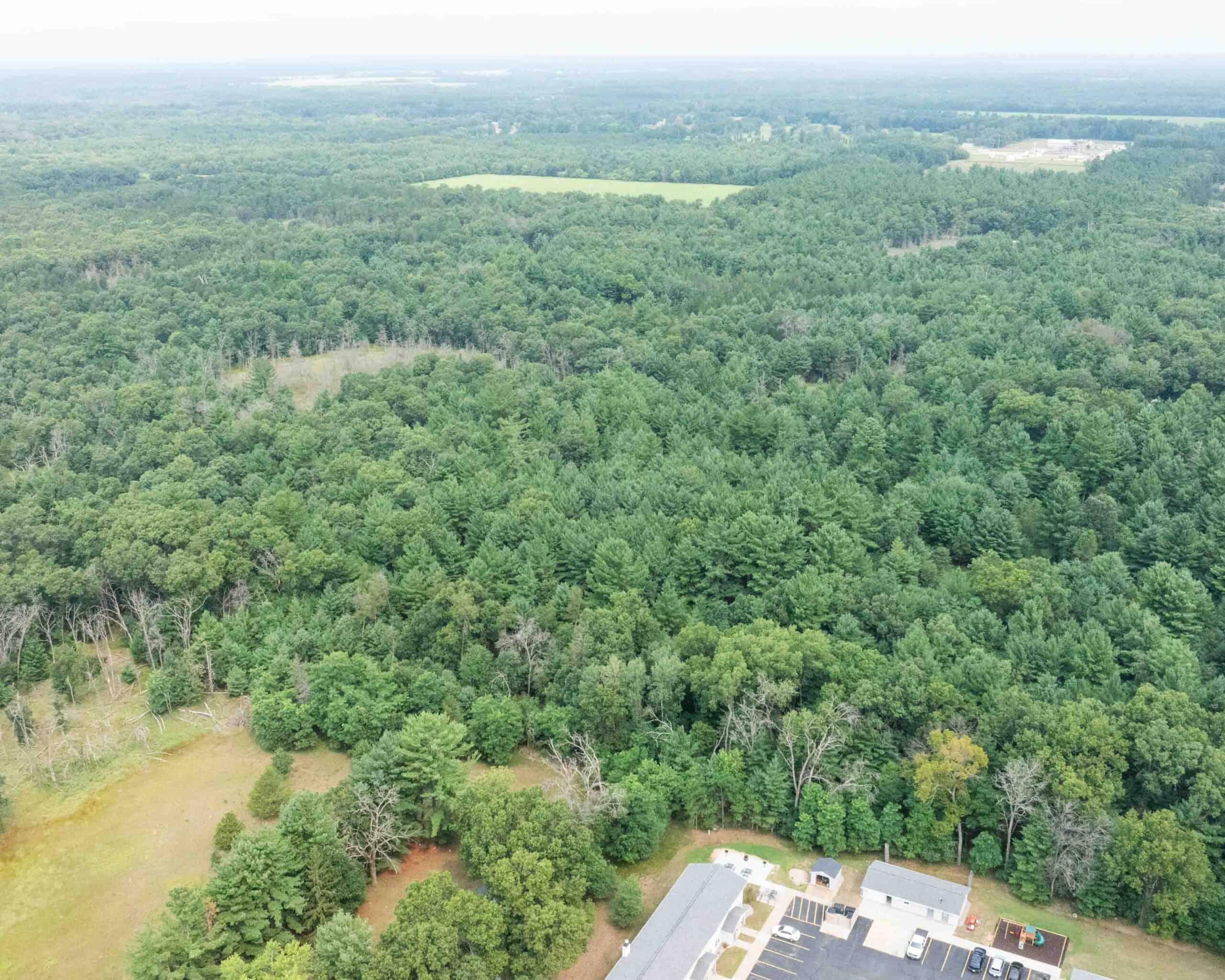 Rare opportunity to own 17.54 wooded acres within the City of Adams