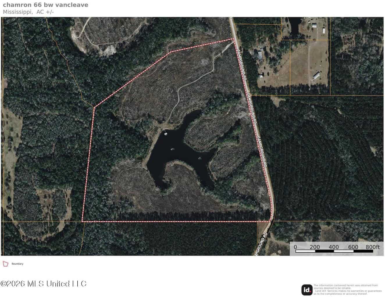 66 Acres Vancleave MS with Pond