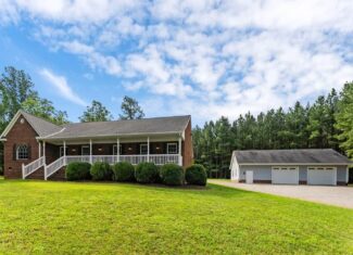 Private 49-Acre Retreat with Updated Brick Home in Louisa, VA