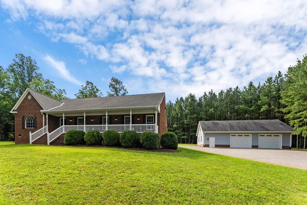 Private 49-Acre Retreat with Updated Brick Home in Louisa, VA