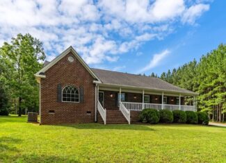 Private 49-Acre Retreat with Updated Brick Home in Louisa, VA