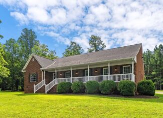 Private 49-Acre Retreat with Updated Brick Home in Louisa, VA