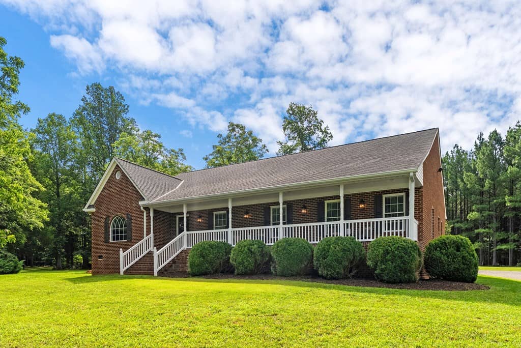 Private 49-Acre Retreat with Updated Brick Home in Louisa, VA