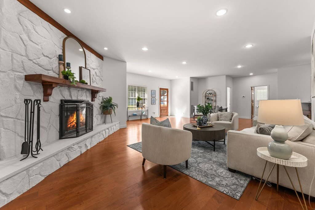 Private 49-Acre Retreat with Updated Brick Home in Louisa, VA