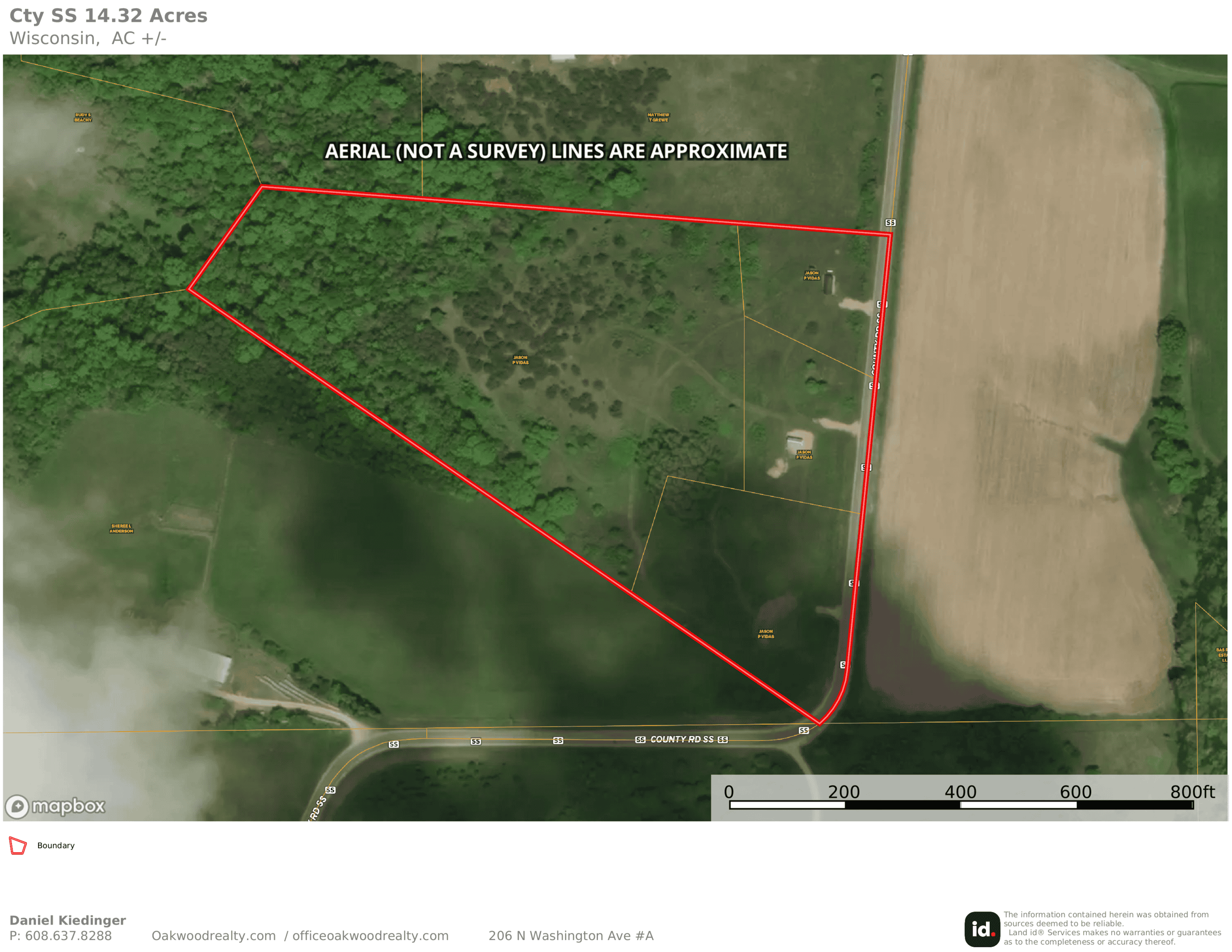 14.21 Acres Driftless Region SW Wisconsin 3-Seasonal Cabins
