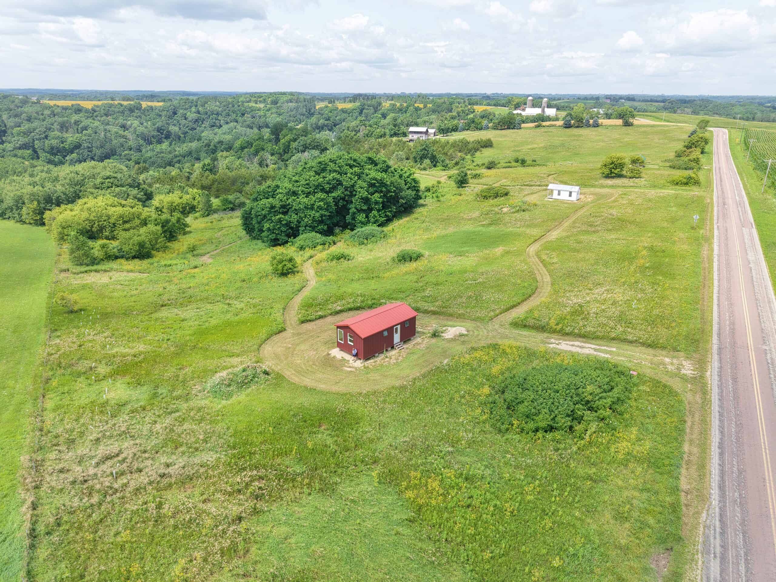 14.21 Acres Driftless Region SW Wisconsin 3-Seasonal Cabins