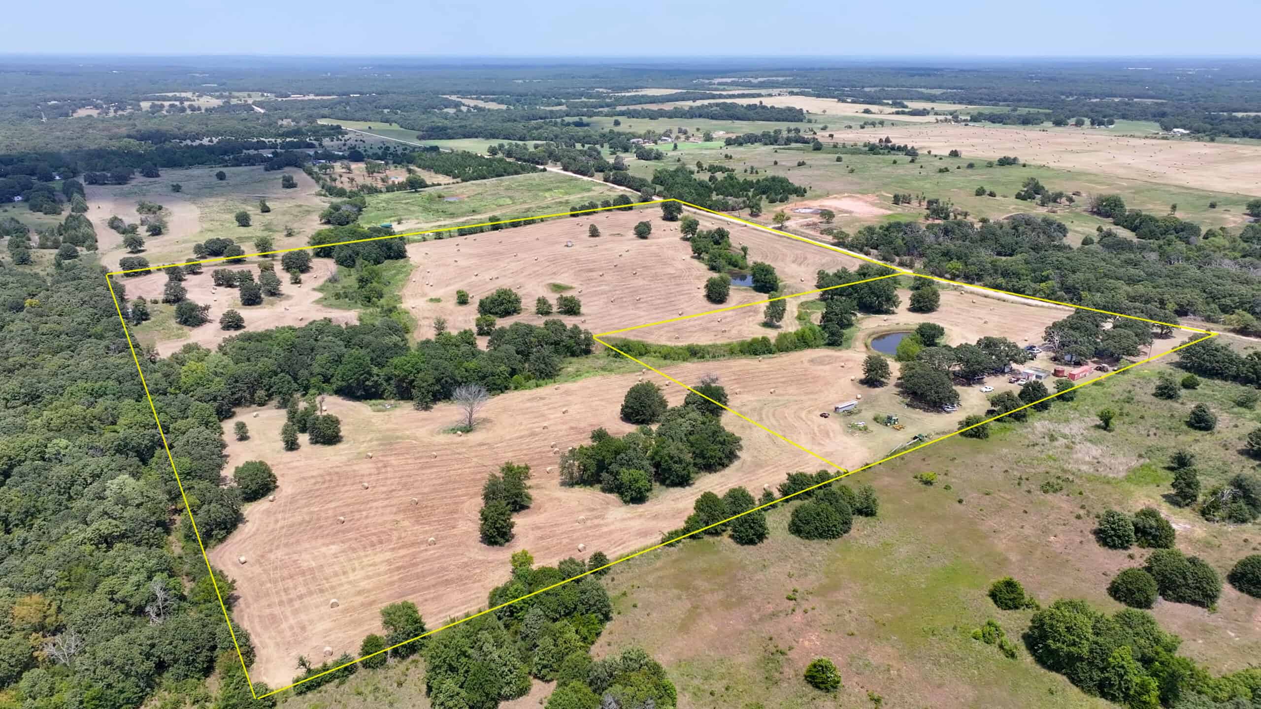 Rural Okfuskee County, OK Real Estate Auction Home & 40 Ac+/-
