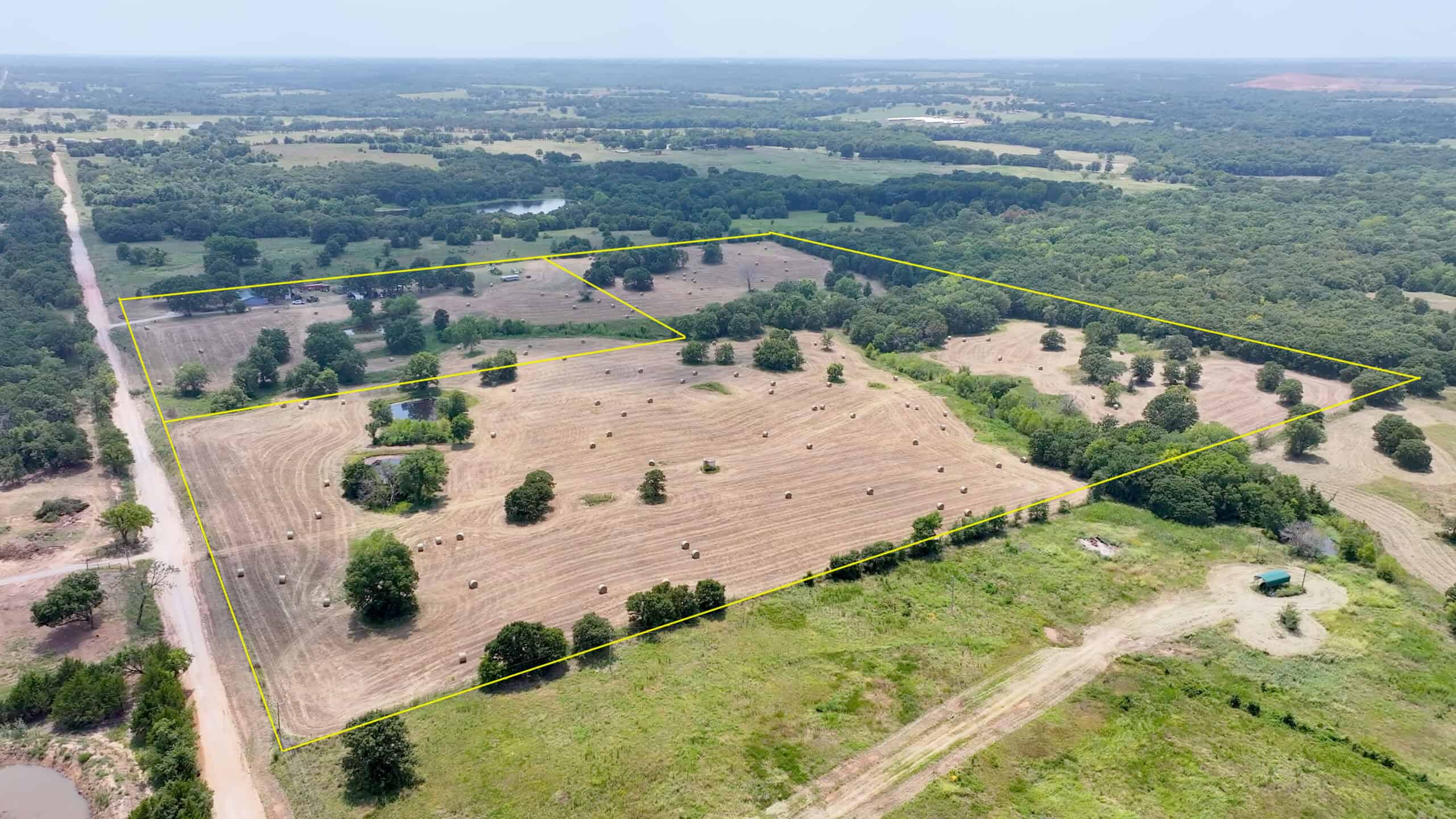 Rural Okfuskee County, OK Real Estate Auction Home & 40 Ac+/-