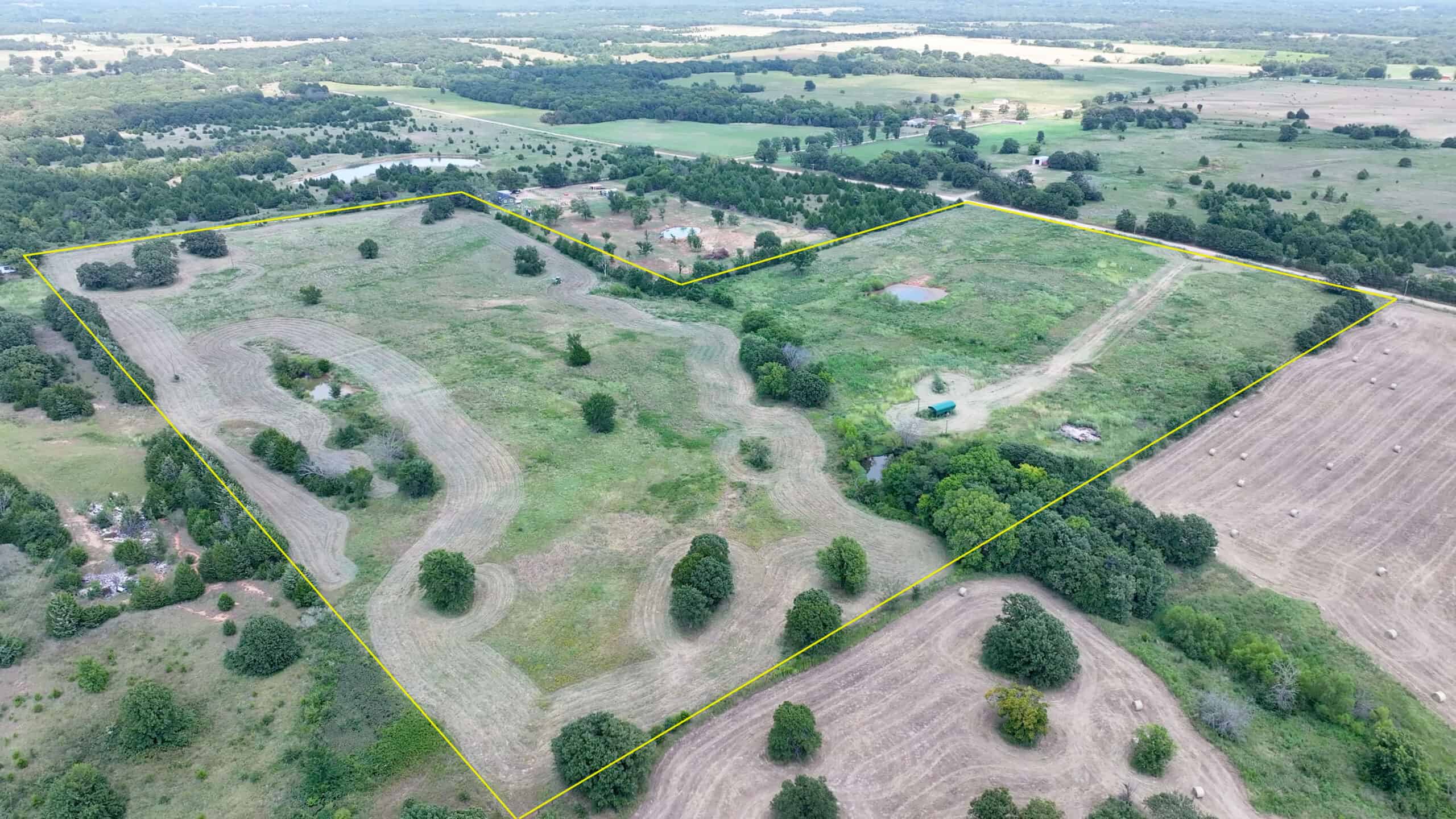 Tr 3 – Rolling 30 Ac+/- Homesite Land Auction Okfuskee County, OK