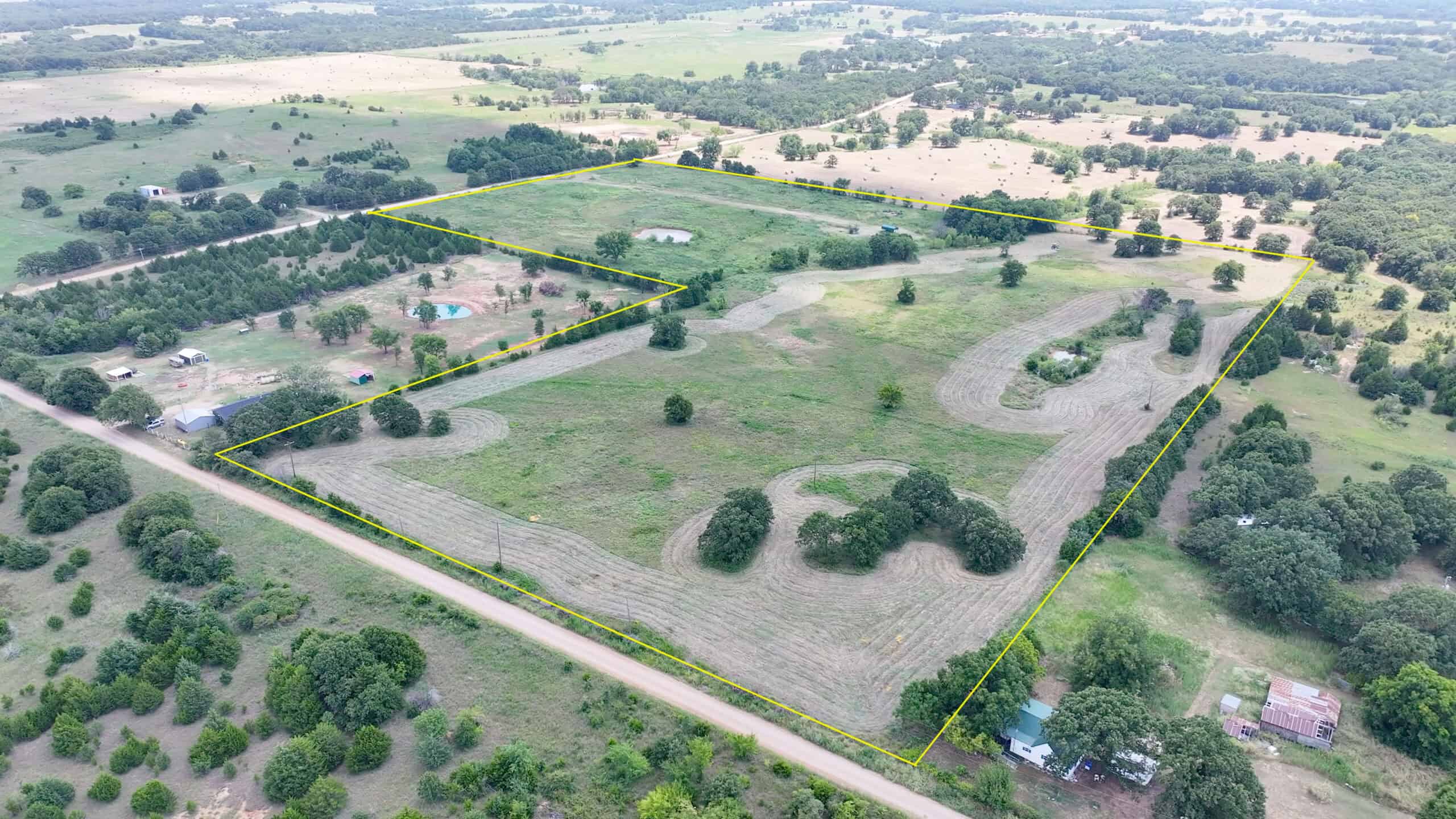 Tr 3 – Rolling 30 Ac+/- Homesite Land Auction Okfuskee County, OK