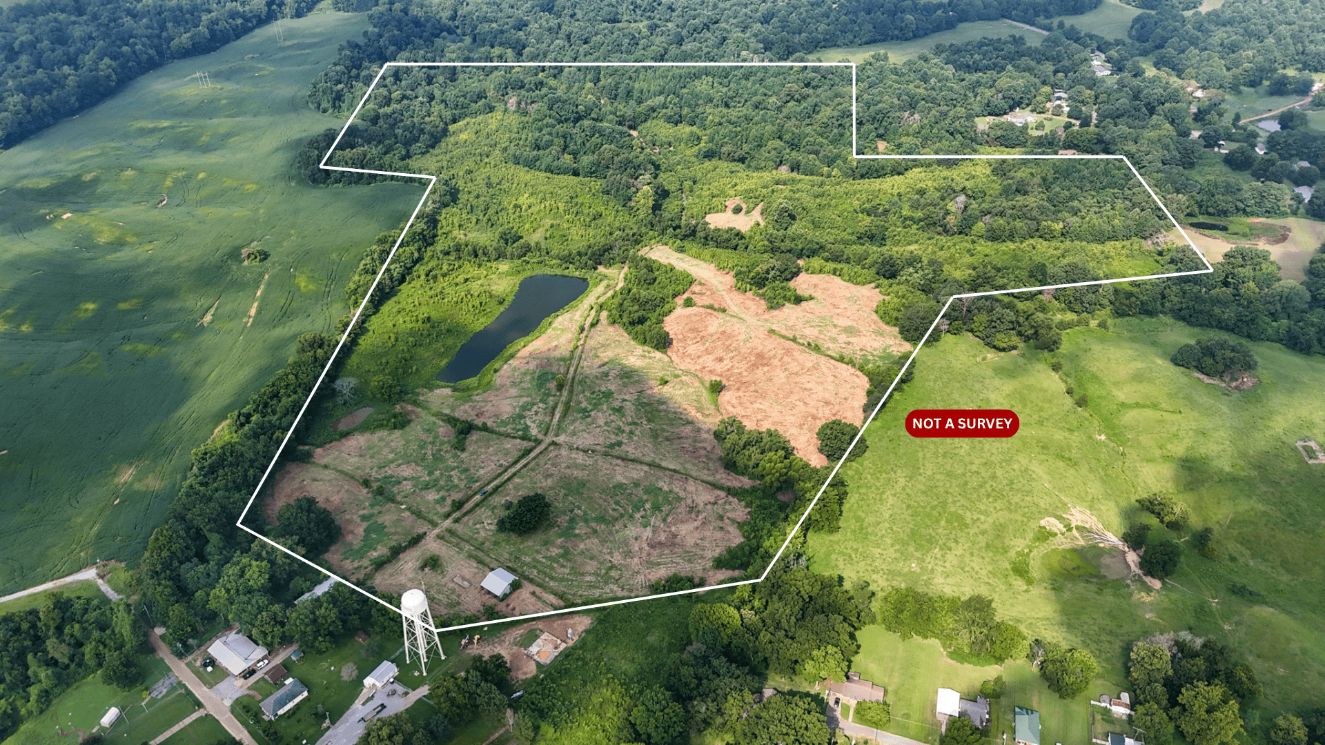 82- Acre Cattle Farm For Sale in Hornbeak, TN