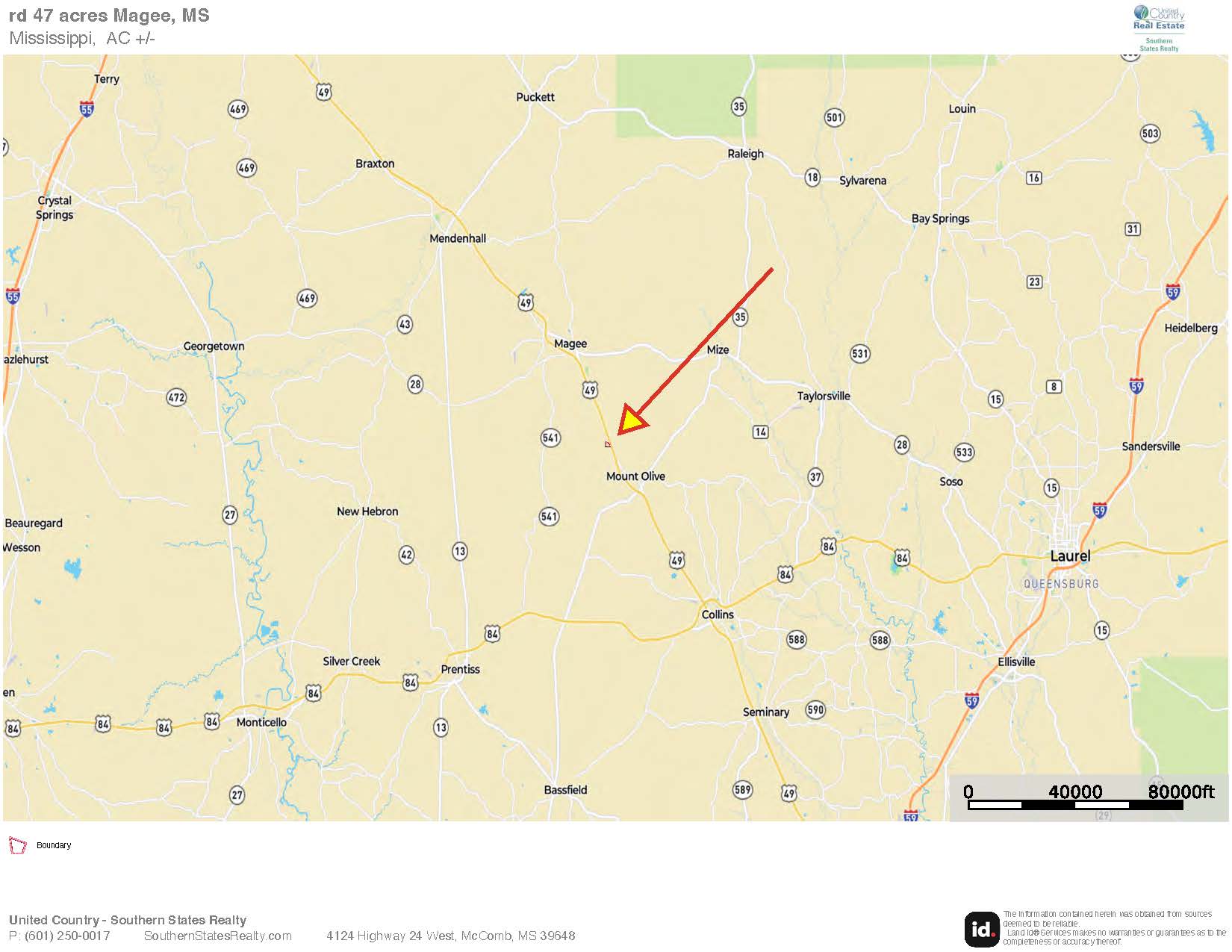 HWY 49 Land for Sale Simpson County, MS