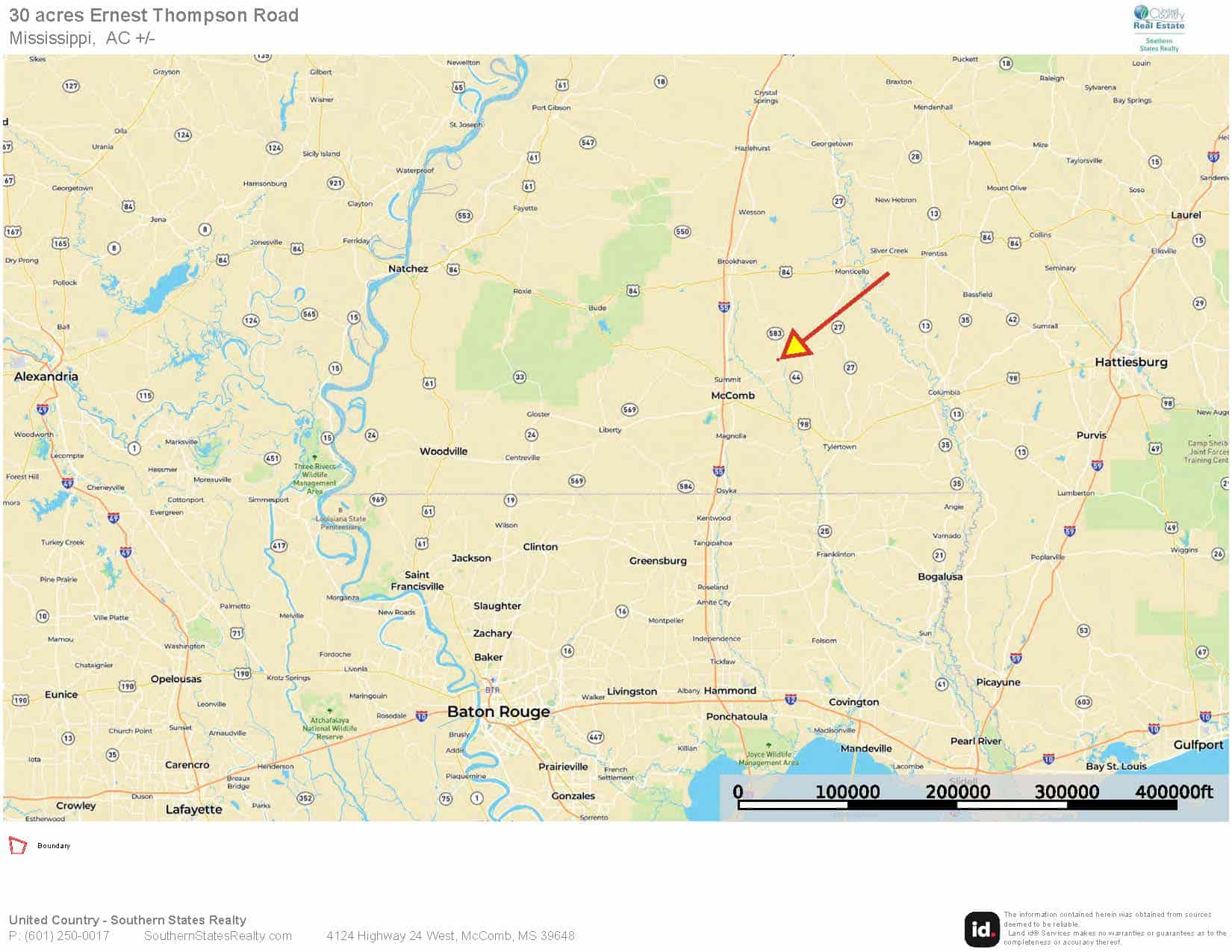 30 Acres of Mature Timber for Sale in Pike County, MS