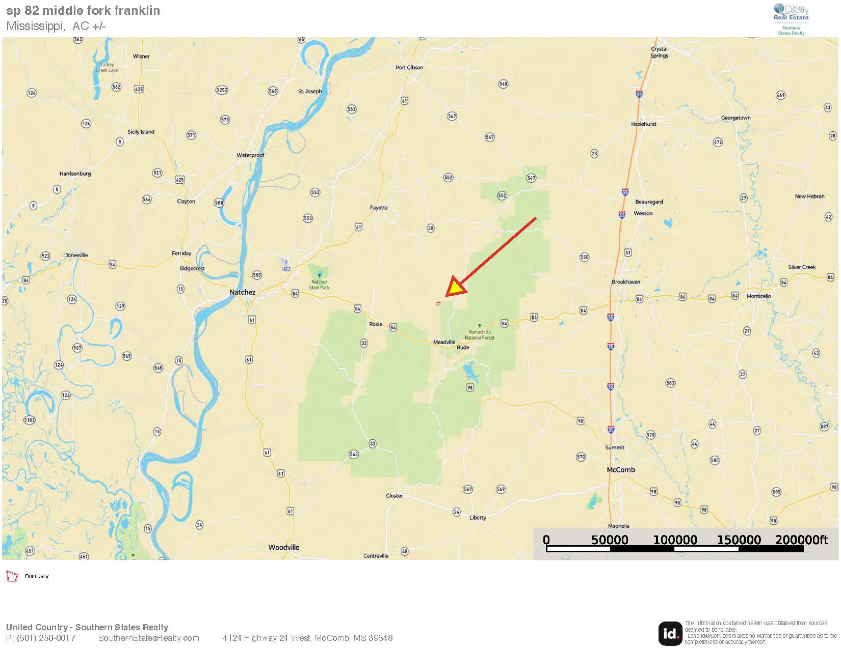 82± Acre Hunting Tract in Meadville, MS