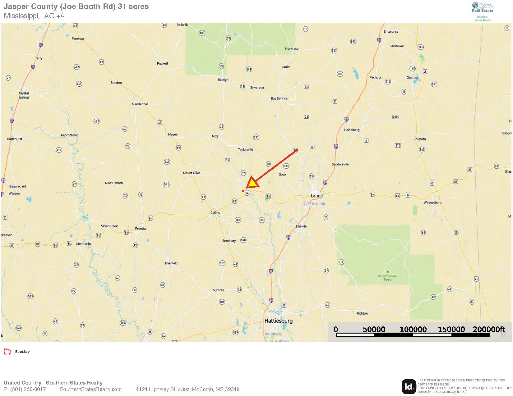 31 Acres for Sale Near Collins MS | Mature Timber & Hunting