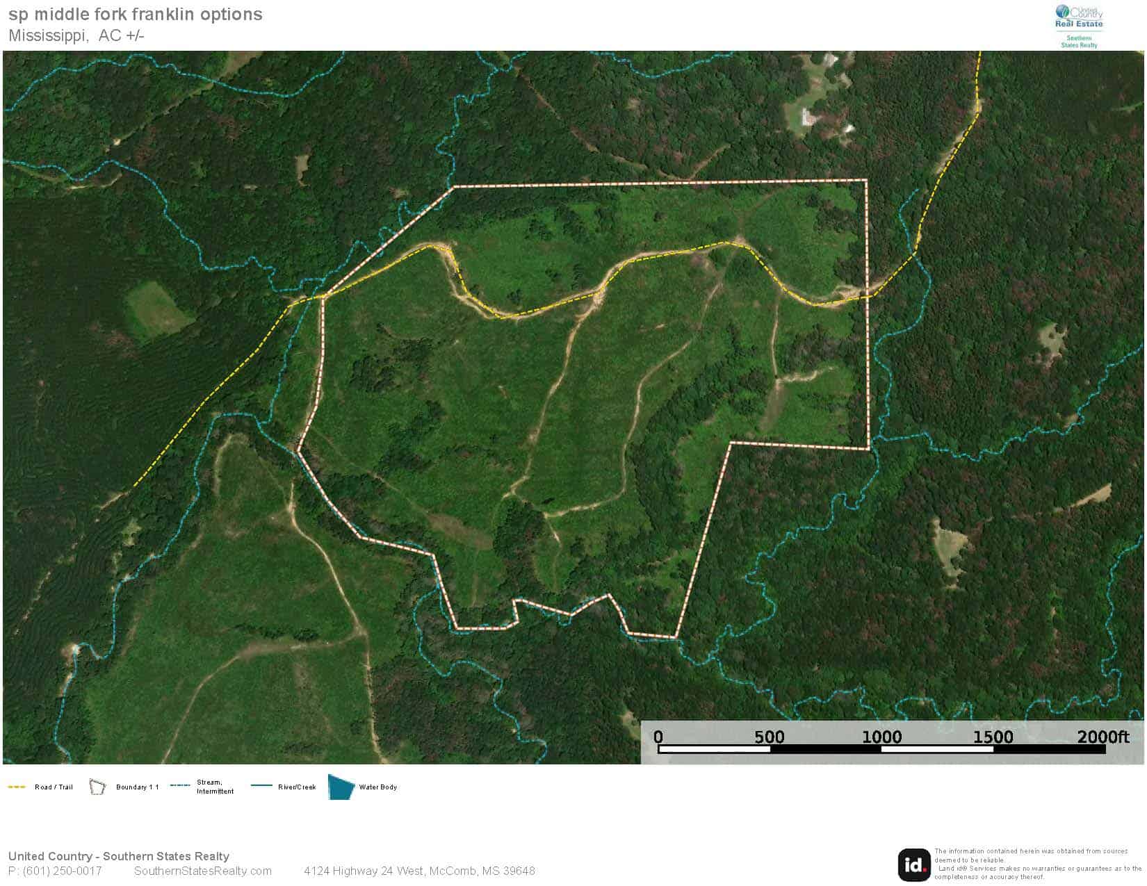 90± Acre Hunting Tract for Sale in Meadville, MS
