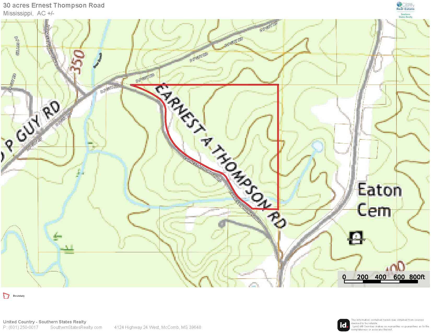 30 Acres of Mature Timber for Sale in Pike County, MS