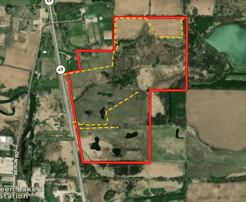 92+/- Acres of Hunting Land in Green Lake WI
