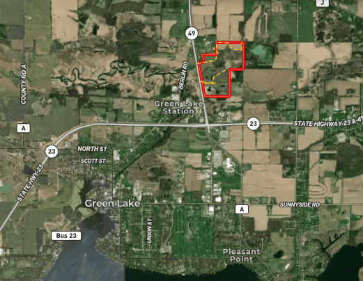 92+/- Acres of Hunting Land in Green Lake WI